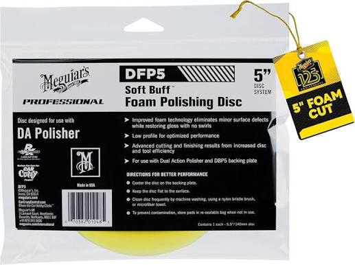 Meguiars Soft Buff Foam Polishing Disc 5"
