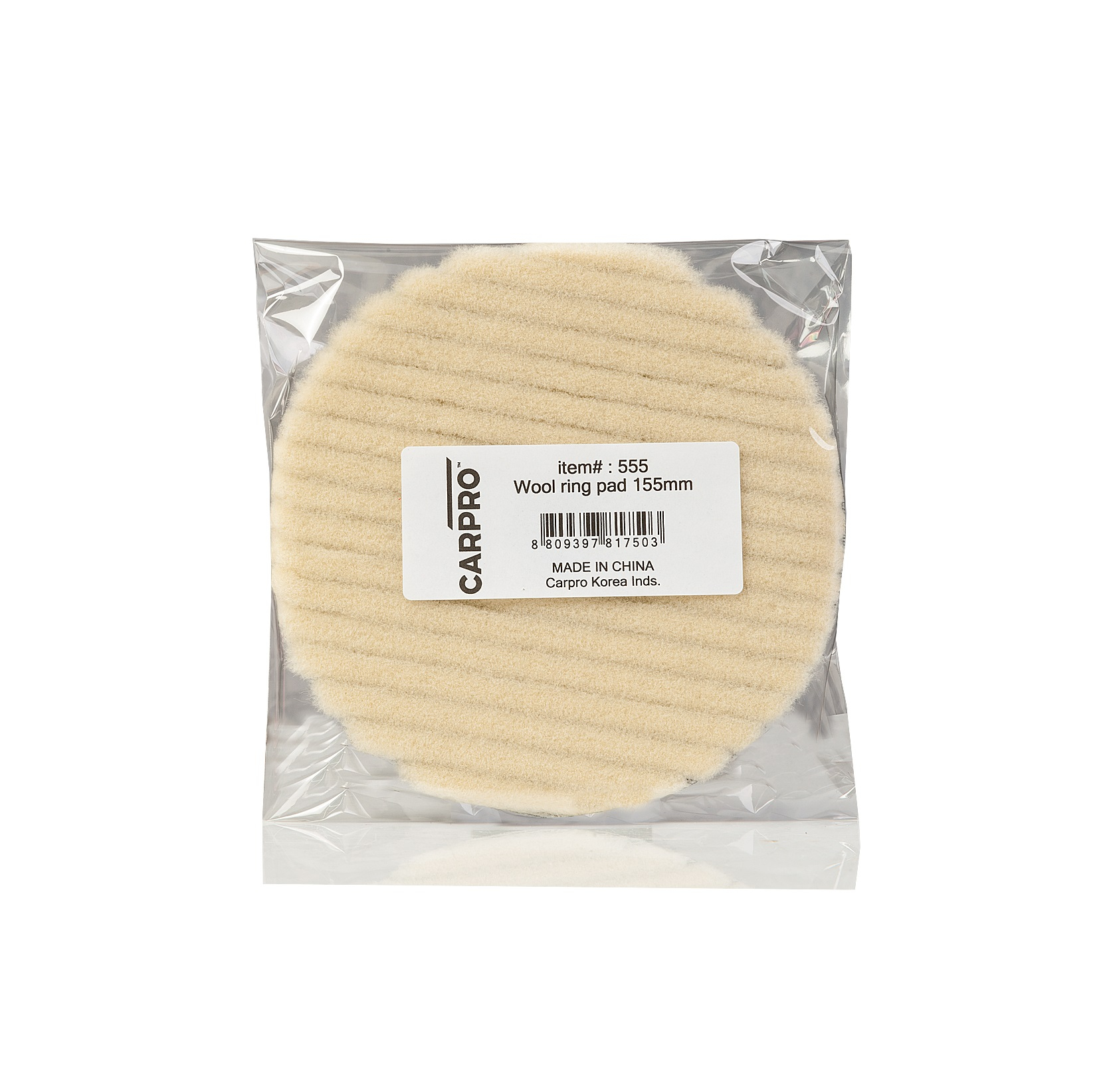 CARPRO Полировальный круг Wool ring pad ( 155mm)