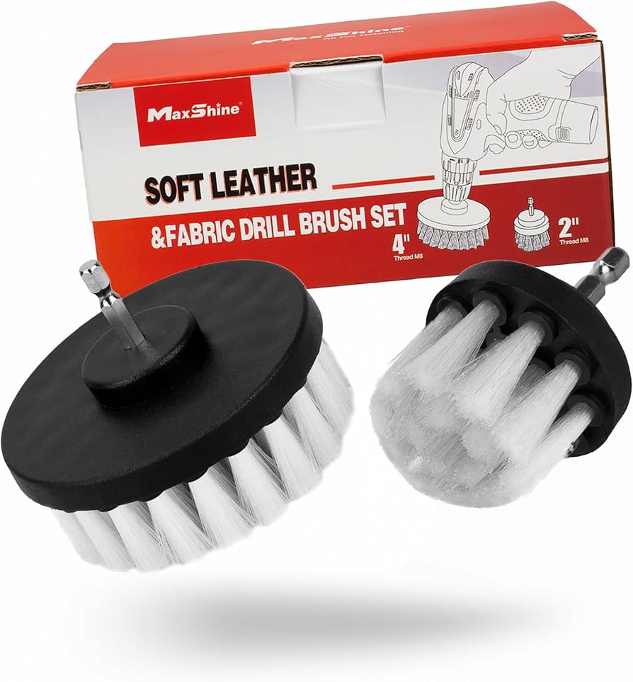 MAX SHINE drill carpet brush combo